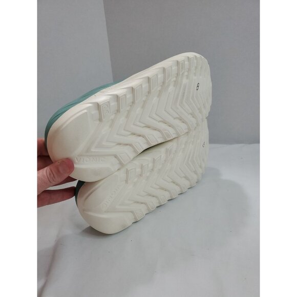 Vionic Restore Recovery Flip Flop Sandal Size Womens 12 - Mens 10.5 Blue White - Picture 6 of 9